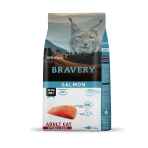 Bravery Salmón gato esterilizado 7 kg