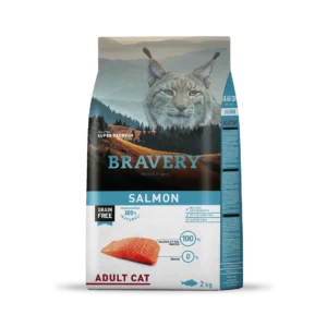 Bravery Salmón gato adulto 2 kg