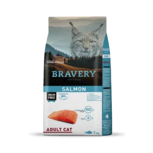 Bravery Salmón gato adulto 7 kg