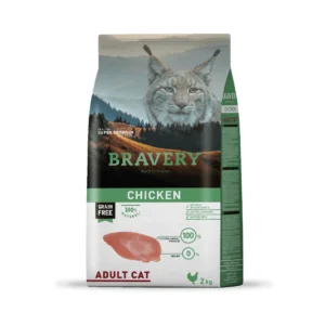 Bravery Pollo gato adulto 2 kg